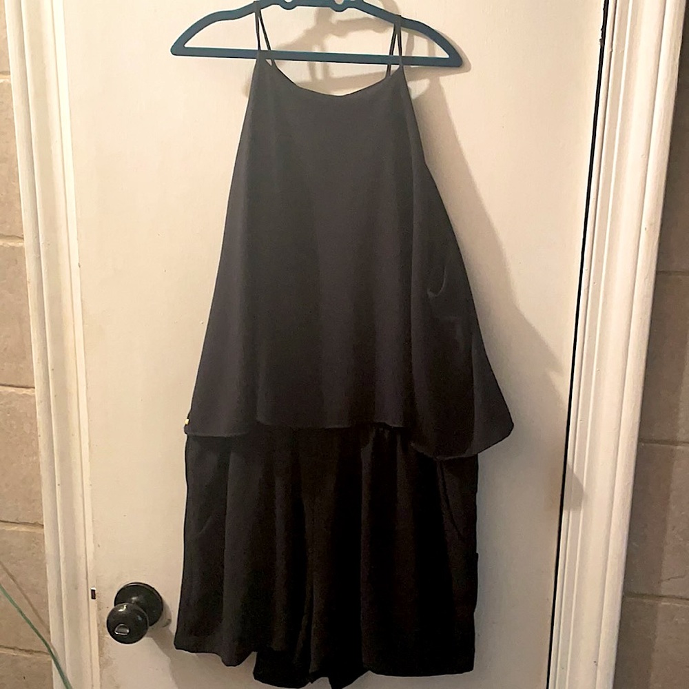 Black Short Romper Size Large